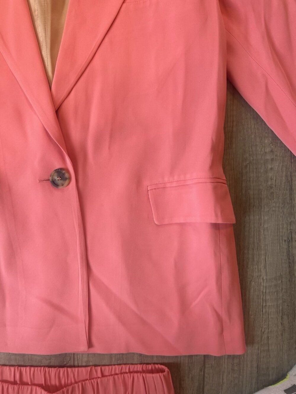 Peserico Womens Pink Suit Blazer & Pants Set IT 44 US 8 Italy Graduation Sparkle - Picture 7 of 16